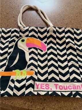 Canvas Beach Shopping Bag